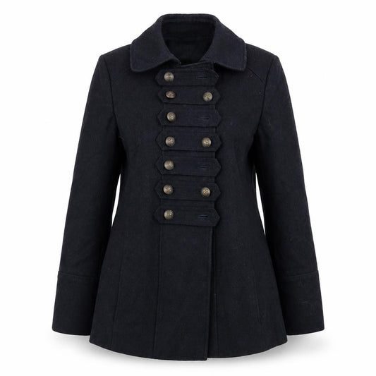 Asda George Womens Blue   Overcoat Coat Size 12