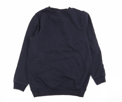 Tu Boys Blue   Pullover Jumper Size 9 Years  - school jumper