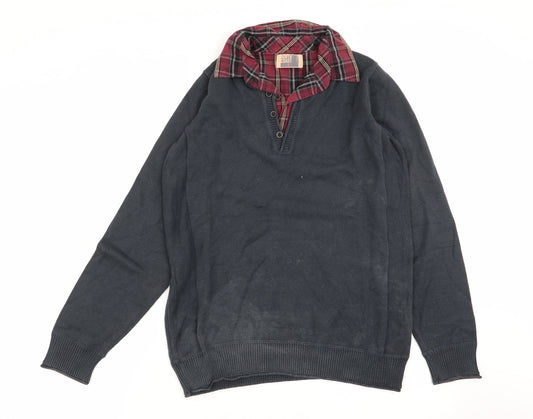 north coast Mens Blue   Pullover Jumper Size S