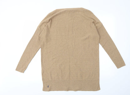 Preloved JOUELS Womens Beige   Pullover Jumper Size 10 - Back