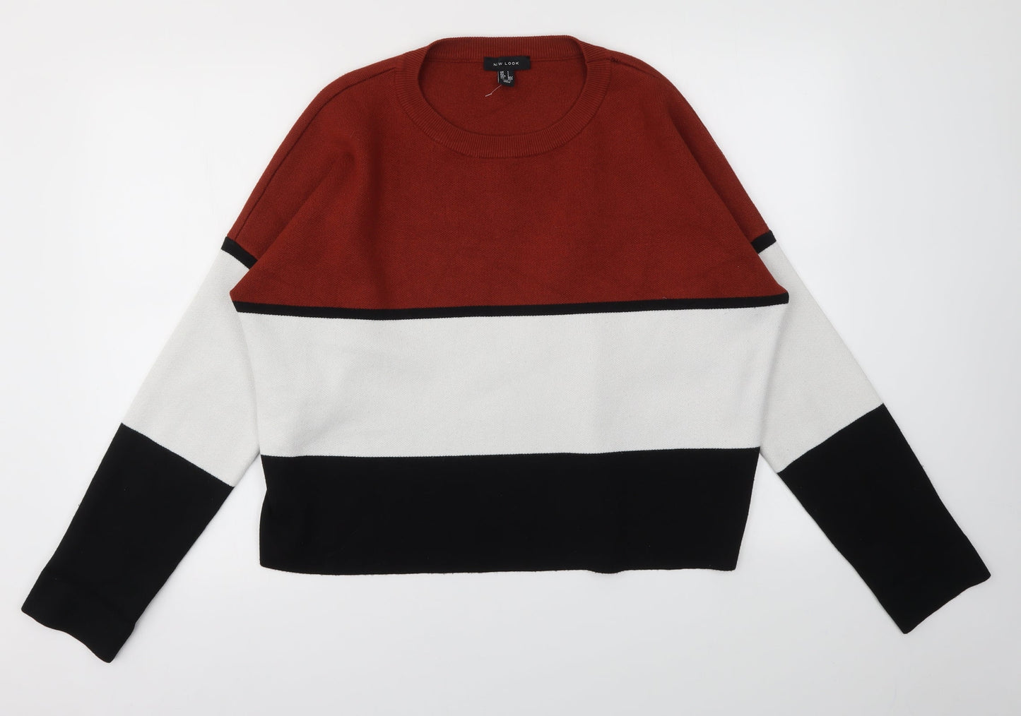 Primark Womens Multicoloured Striped  Pullover Jumper Size L
