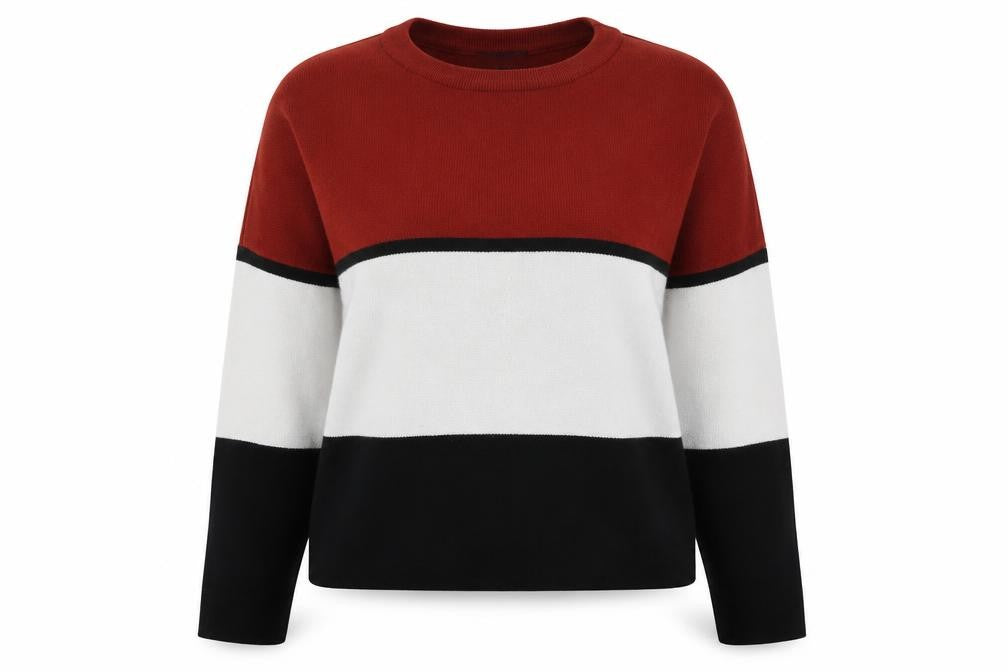 Primark Womens Multicoloured Striped  Pullover Jumper Size L