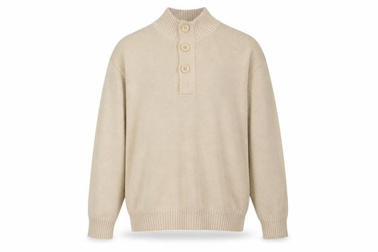 Cotton Traders Mens Beige   Pullover Sweatshirt Size M