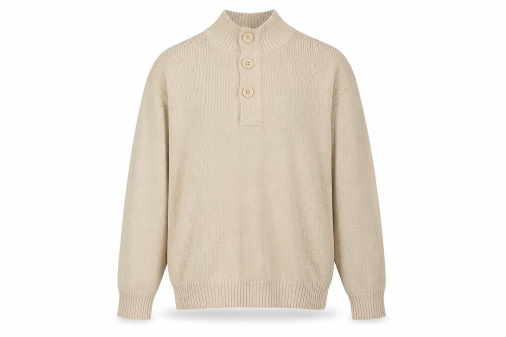 Cotton Traders Mens Beige   Pullover Sweatshirt Size M