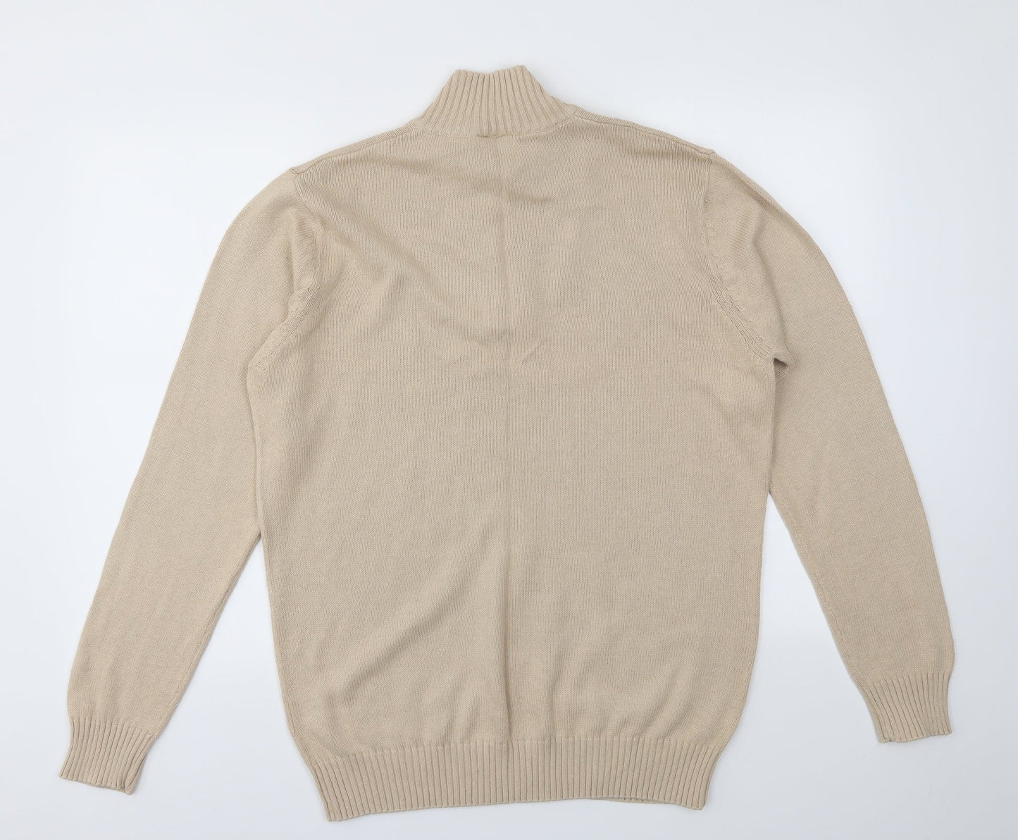 Cotton Traders Mens Beige   Pullover Sweatshirt Size M
