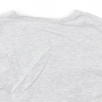 Matalan Girls Grey   Basic T-Shirt Size 6 Years
