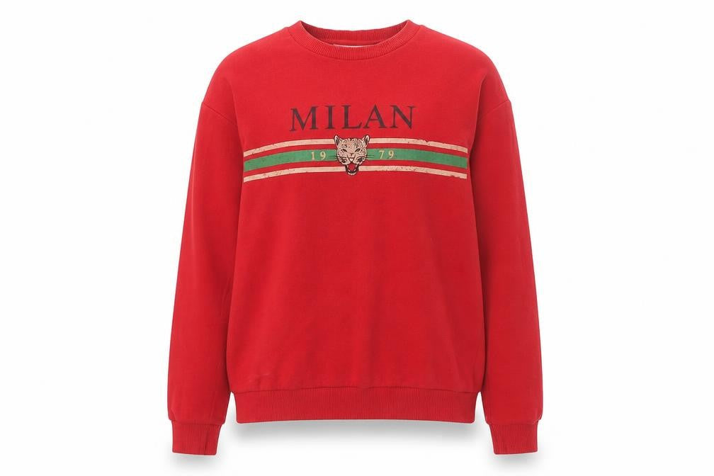 TOPSHOP  Womens Red Geometric  Pullover Jumper Size S