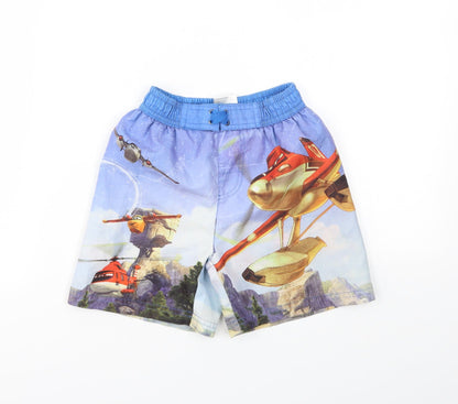 Preloved Disney Boys Multicoloured Geometric  Sweat Shorts Size 4 Years - Front
