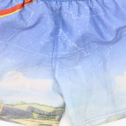 Preloved Disney Boys Multicoloured Geometric  Sweat Shorts Size 4 Years - Label