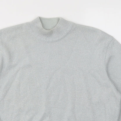 Preloved Hauber Womens Grey   Basic T-Shirt Size 12 - Detail