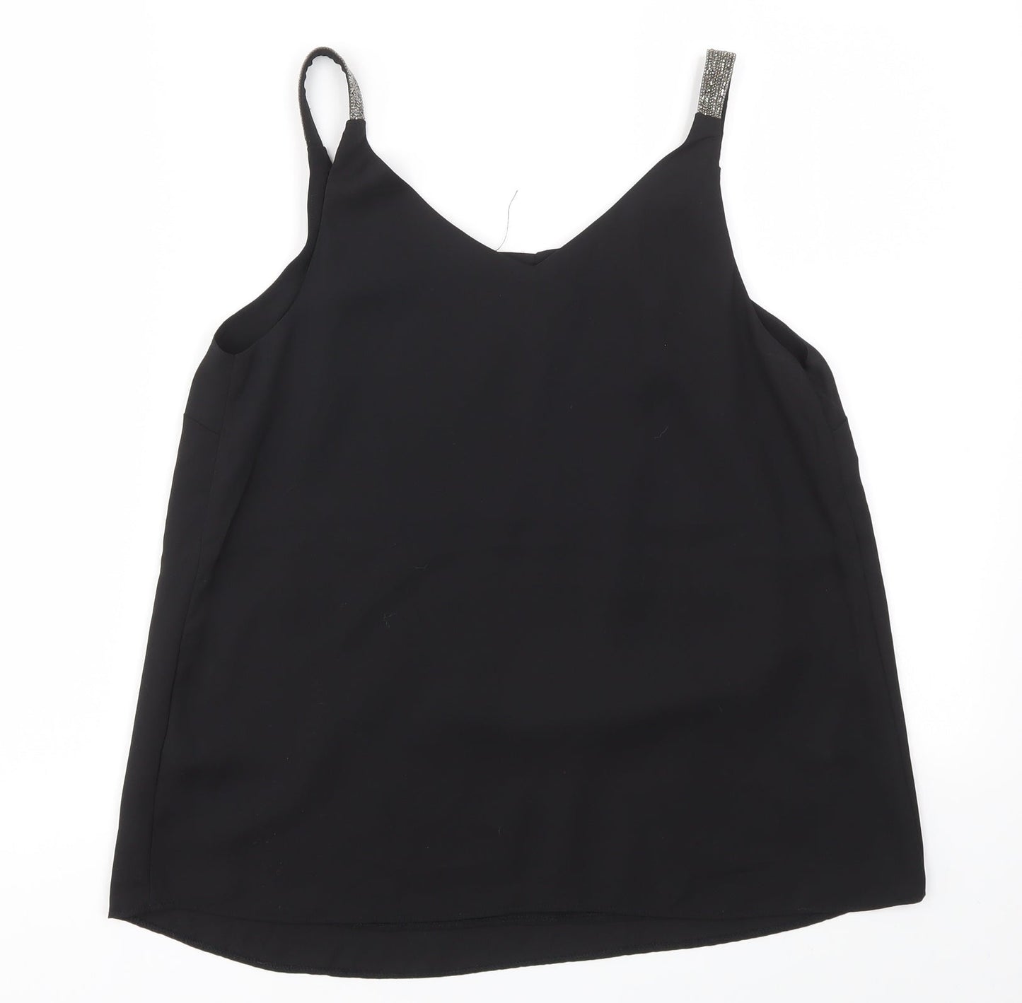 Dorothy Perkins Womens Black   Basic Blouse Size 8