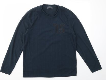 Primark Mens Blue   Pullover Sweatshirt Size M