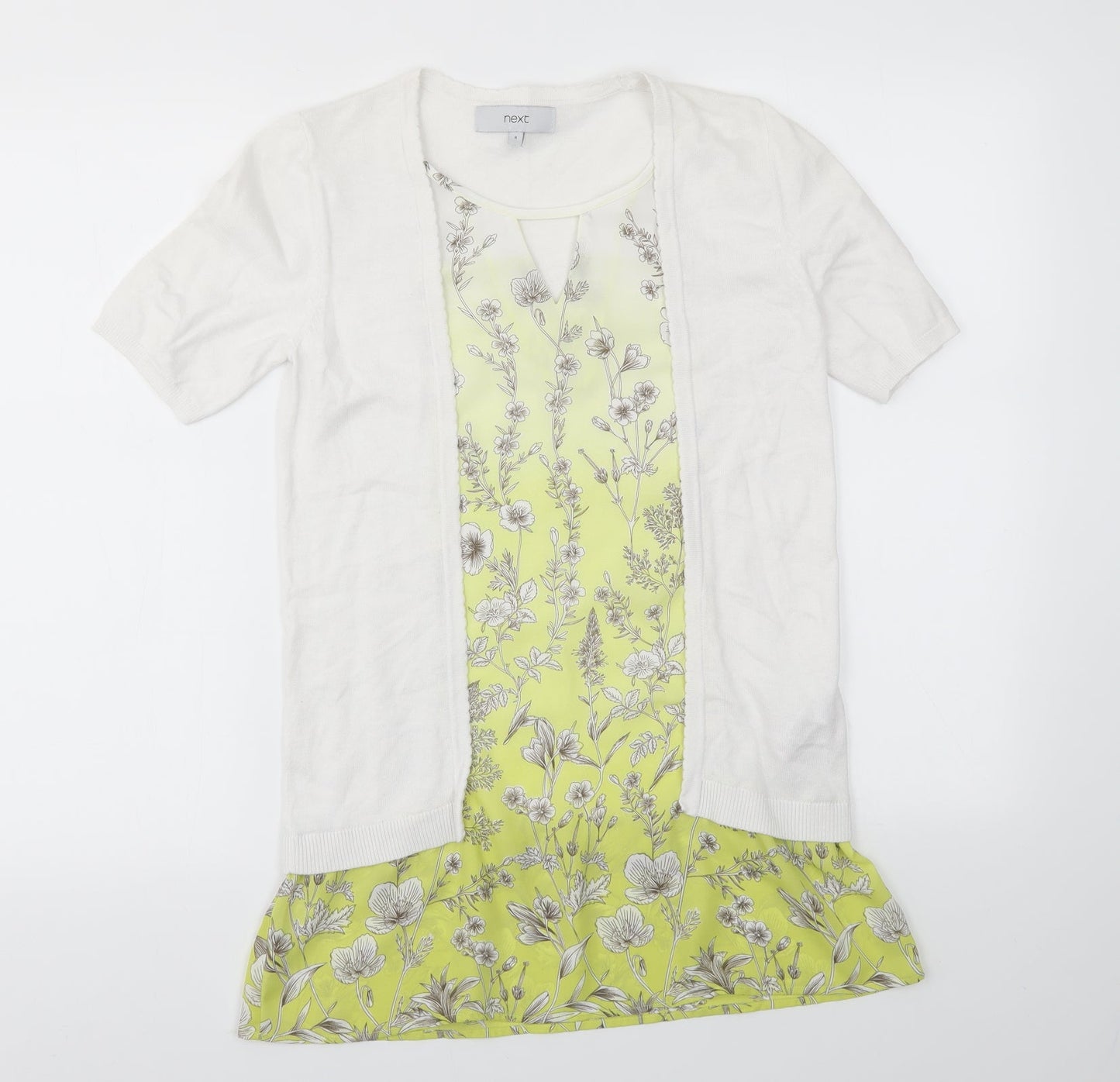 NEXT Womens Multicoloured Floral  Basic T-Shirt Size 8