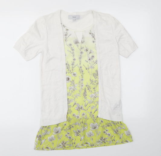 NEXT Womens Multicoloured Floral  Basic T-Shirt Size 8