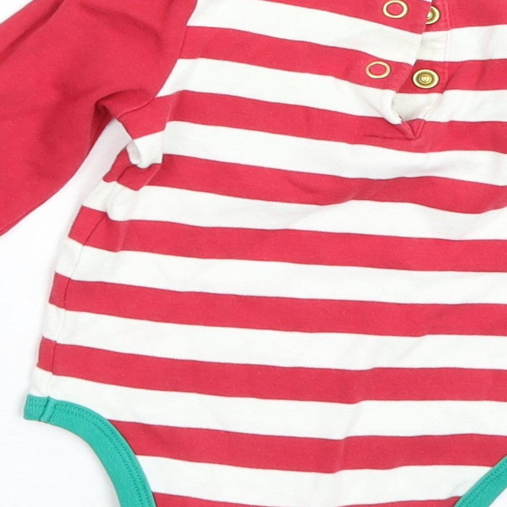 Disney Baby Red Striped  Basic T-Shirt Size 12-18 Months  - Disney Christmas