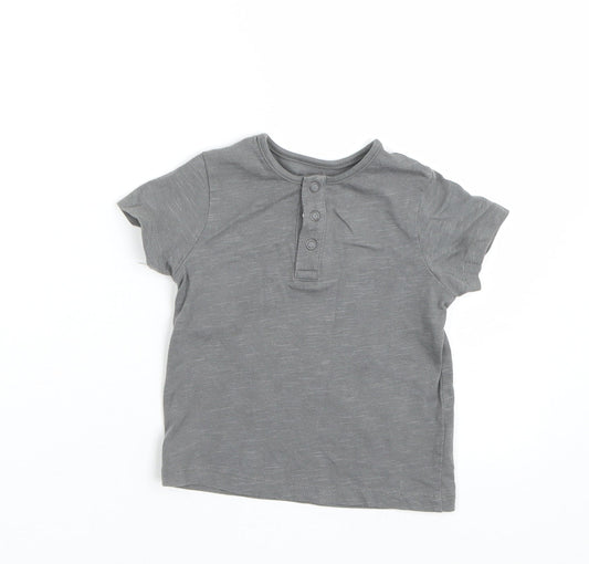 TU Girls Grey   Basic T-Shirt Size 9-12 Months