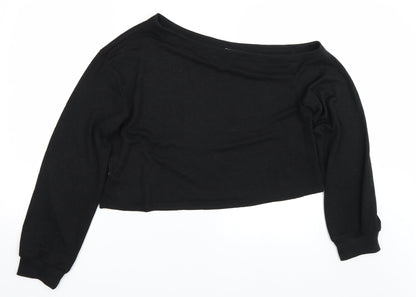 Preloved Loungeable Womens Black   Pullover Jumper Size 16 - Front