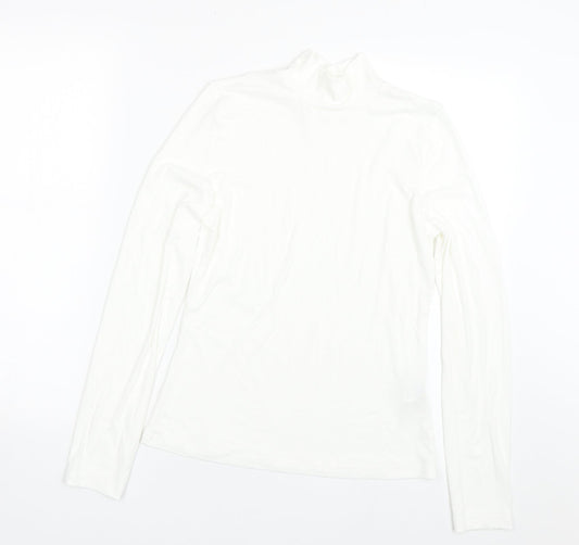 Shien Womens White   Basic T-Shirt Size L