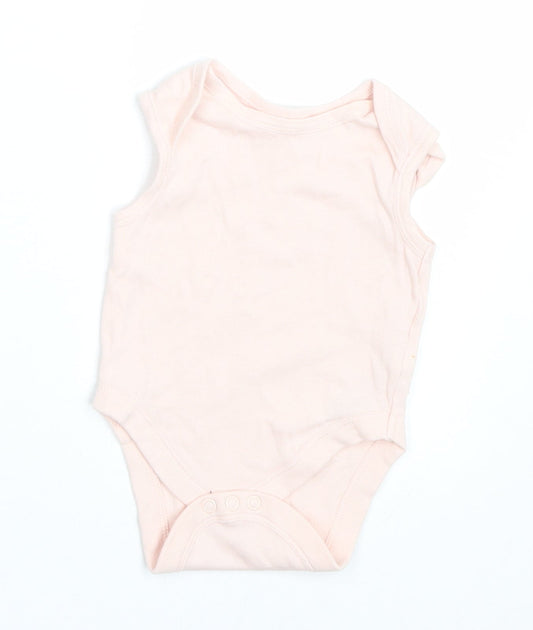 Primark Girls Pink   Basic T-Shirt Size 0-3 Months