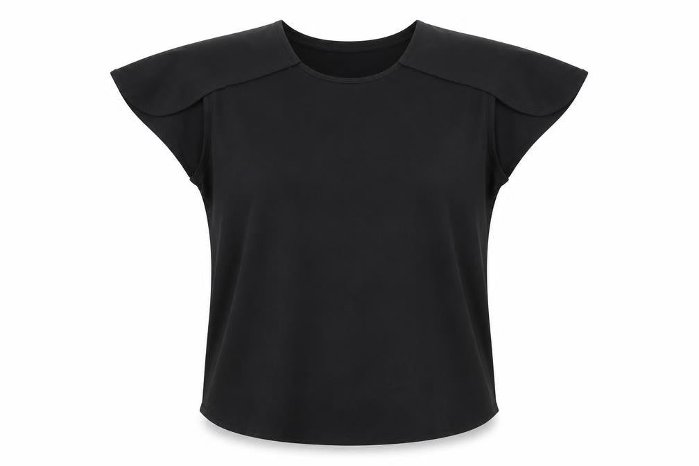 Boohoo Womens Black   Basic T-Shirt Size 10