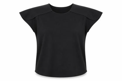Boohoo Womens Black   Basic T-Shirt Size 10