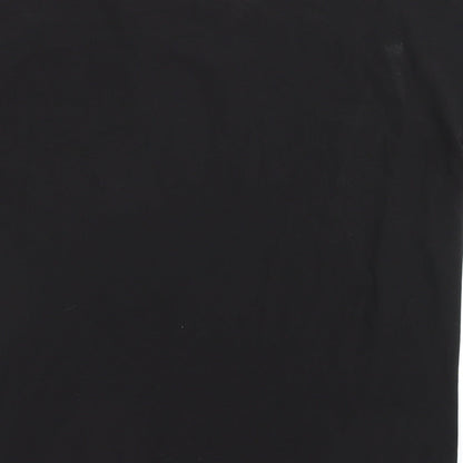 Boohoo Womens Black   Basic T-Shirt Size 10