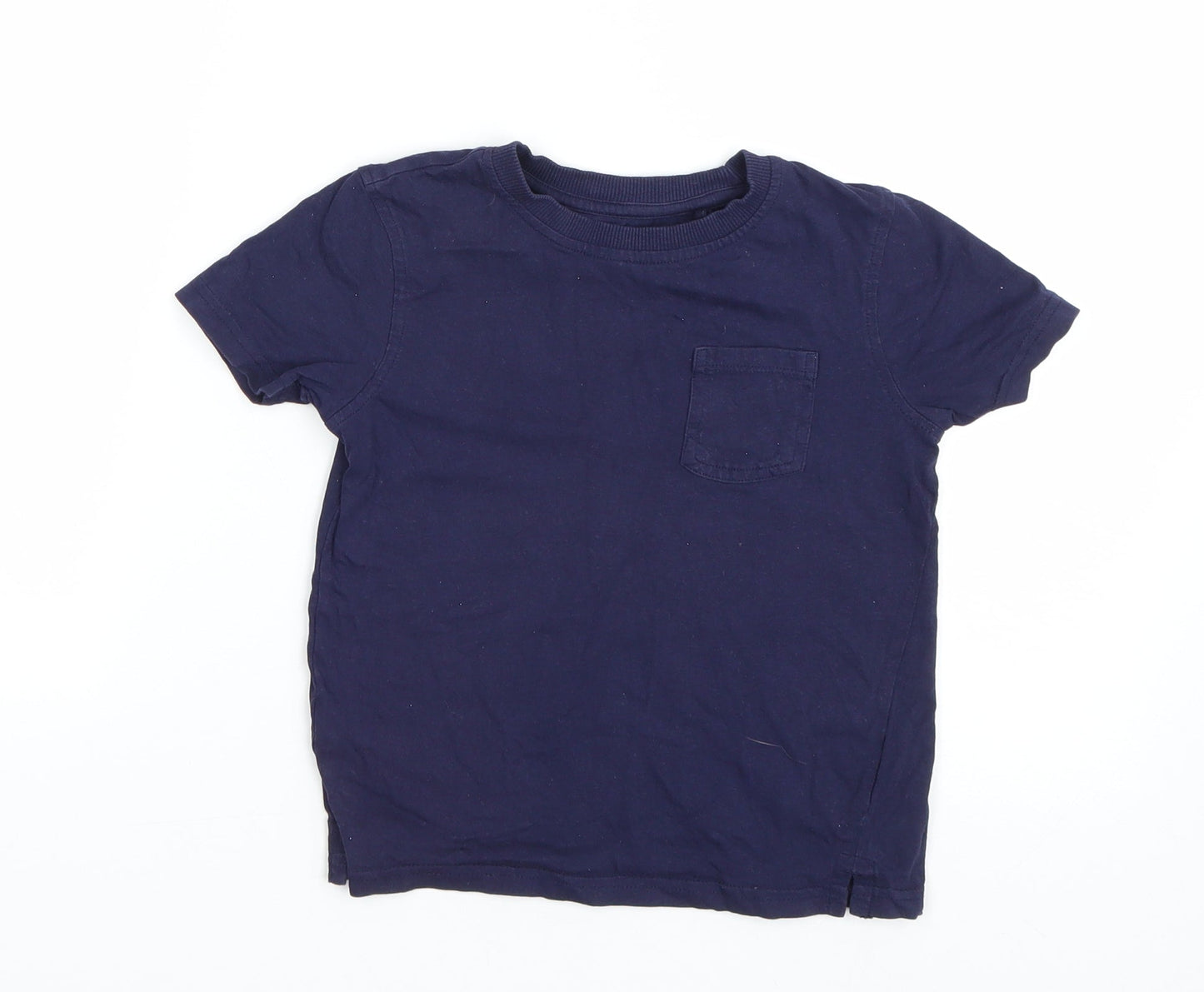 George Boys Blue   Basic T-Shirt Size 4-5 Years