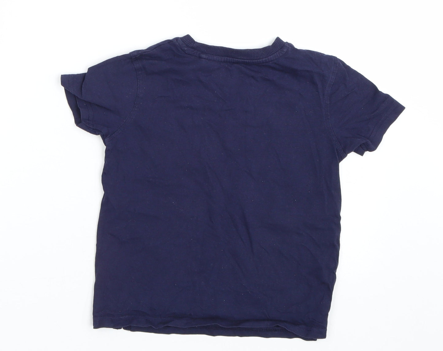 George Boys Blue   Basic T-Shirt Size 4-5 Years