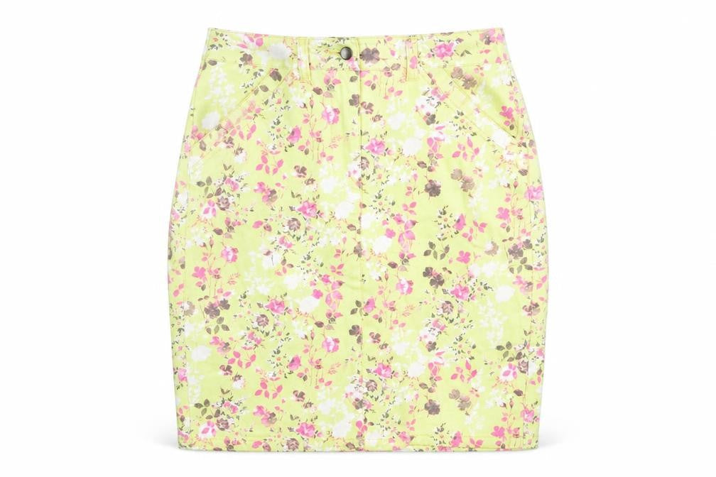 ANNE WEYBURN Womens Multicoloured Floral  Bandage Skirt Size 10