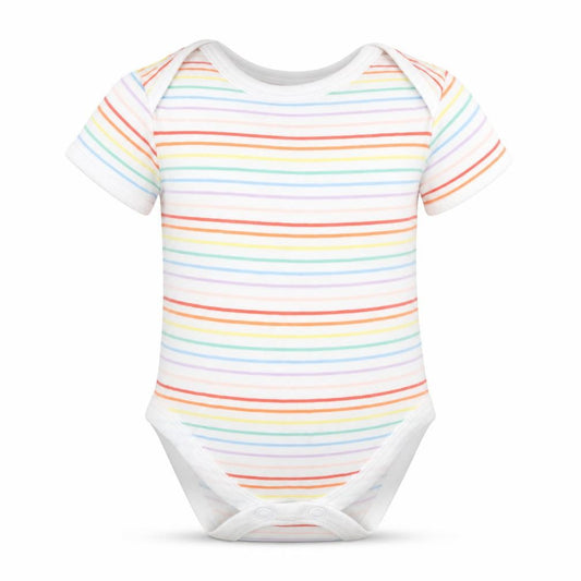 Primark Baby Multicoloured Striped  Basic T-Shirt Size 0-3 Months