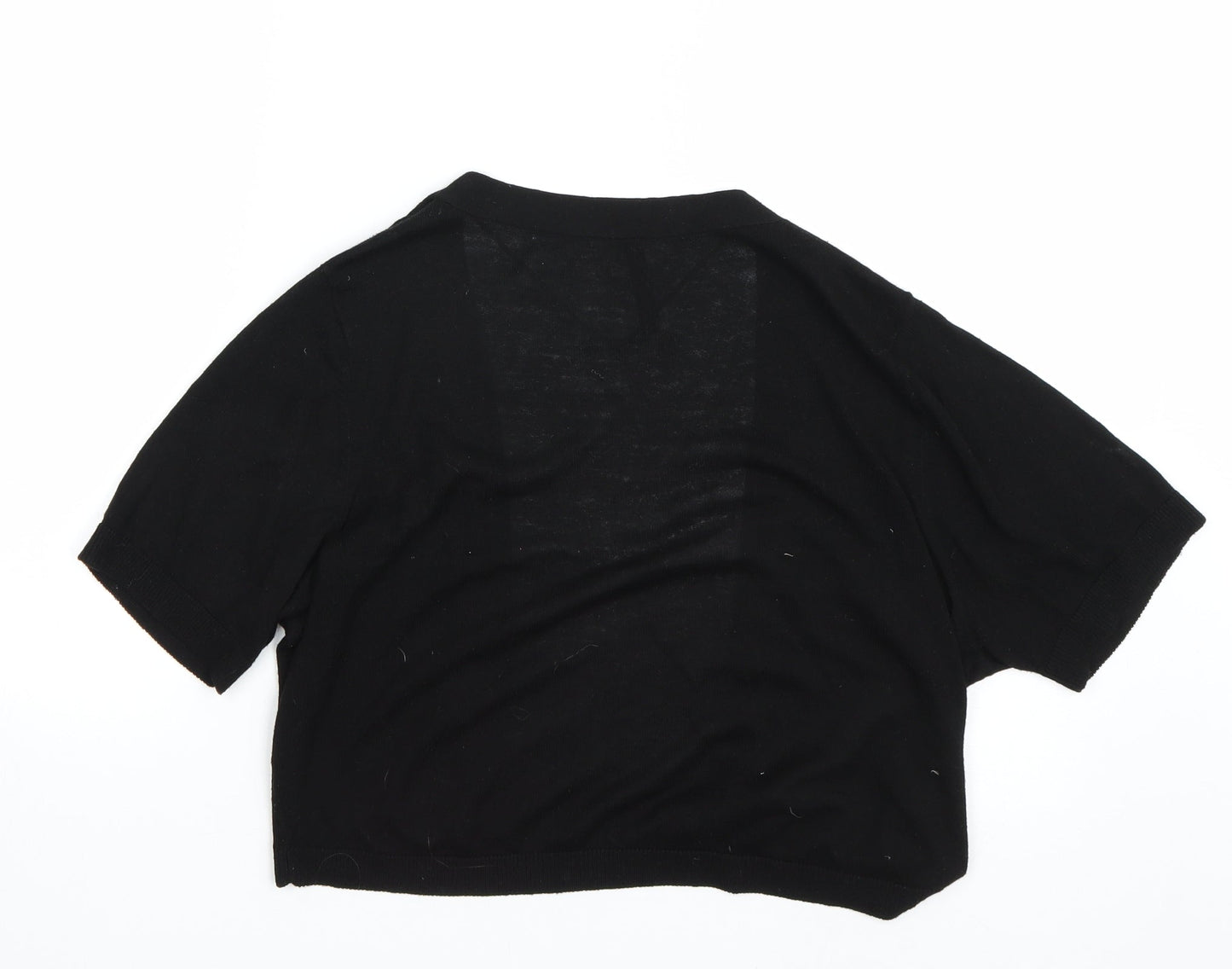 Woolworths Womens Black   Cape Jumper Size L