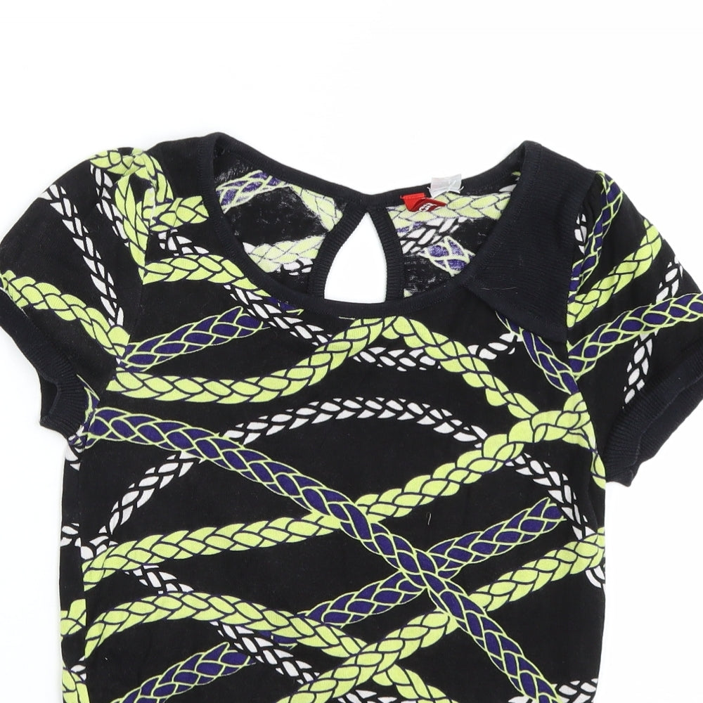 H&M Womens Multicoloured Striped  Pullover Jumper Size 10