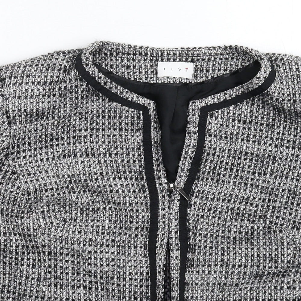 ELVI Womens Grey   Jacket  Size 16