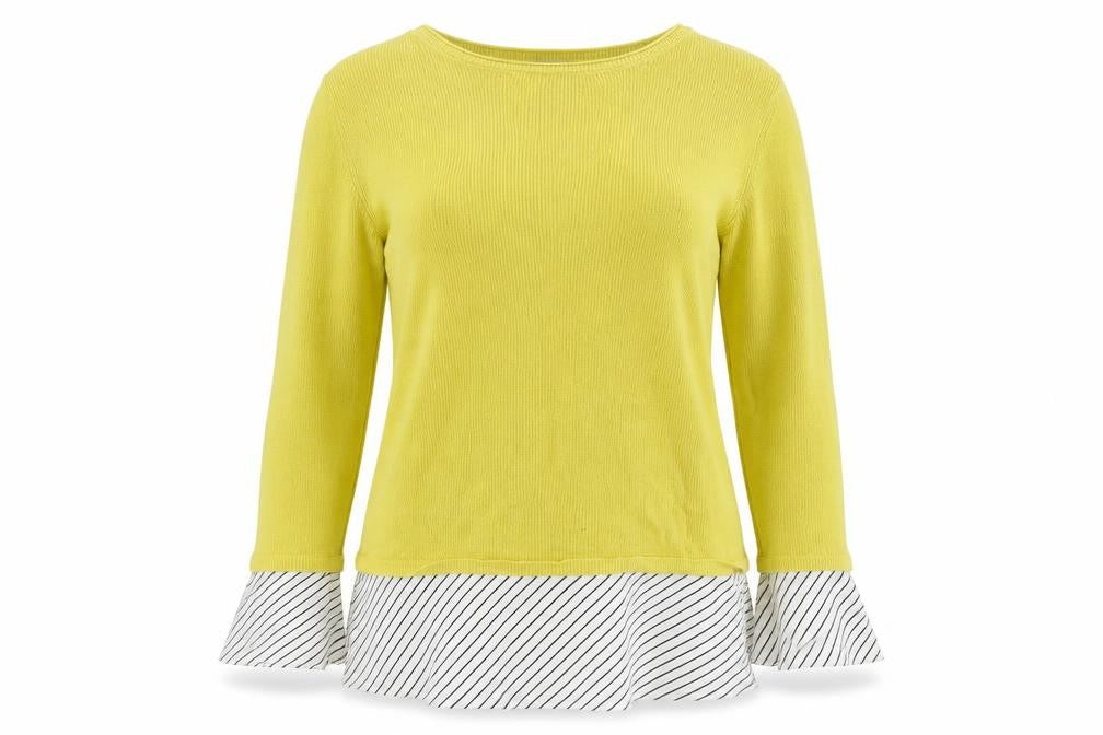 NEXT Womens Yellow  Knit Pullover Jumper Size 12