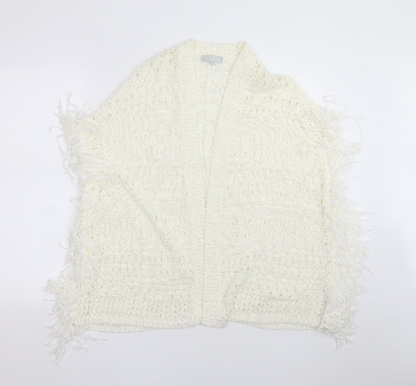 Red Herring Womens Ivory  Knit Cardigan Jumper Size S
