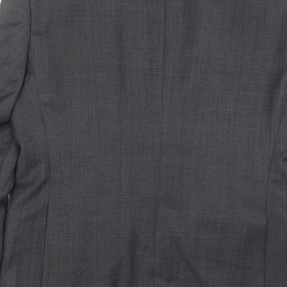 Marks and Spencer Mens Grey   Jacket Suit Jacket Size 38  - Tailored fit