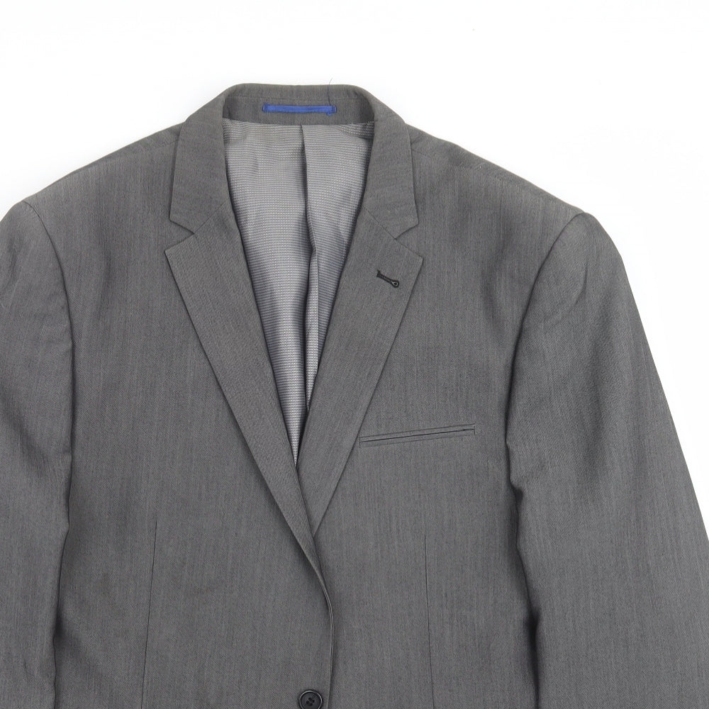 Taylor & Wright Mens Grey   Jacket Suit Jacket Size 44  - Tailored fit