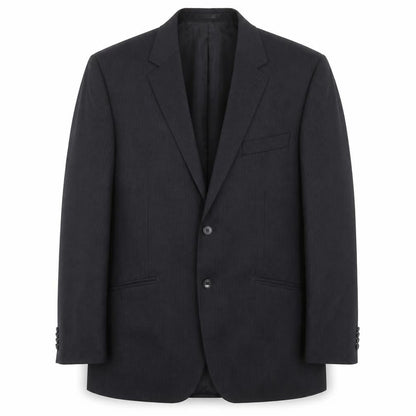 F&F Mens Black Striped  Jacket Suit Jacket Size 40