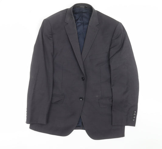 vesari Mens Grey   Jacket Suit Jacket Size 42