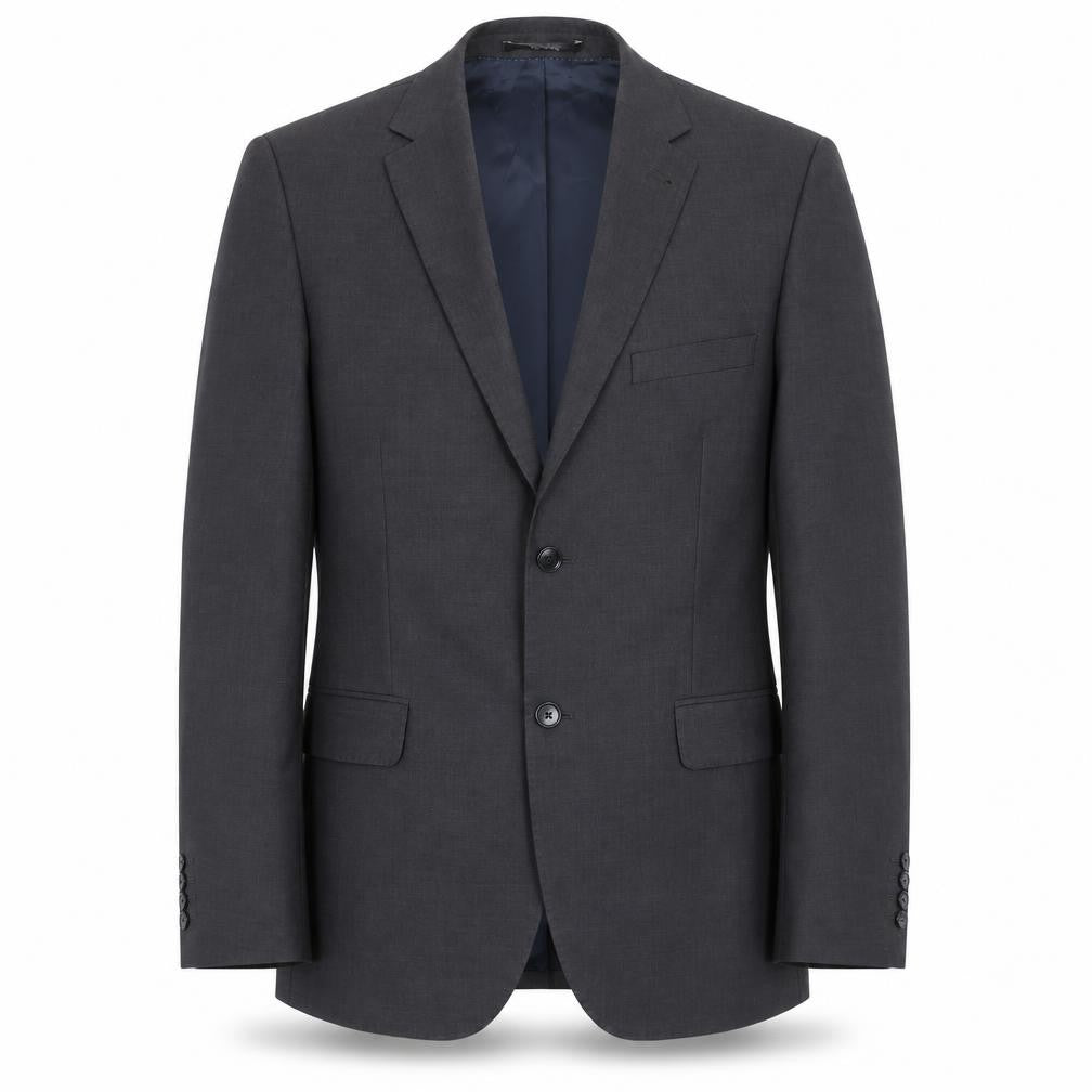 vesari Mens Grey   Jacket Suit Jacket Size 42