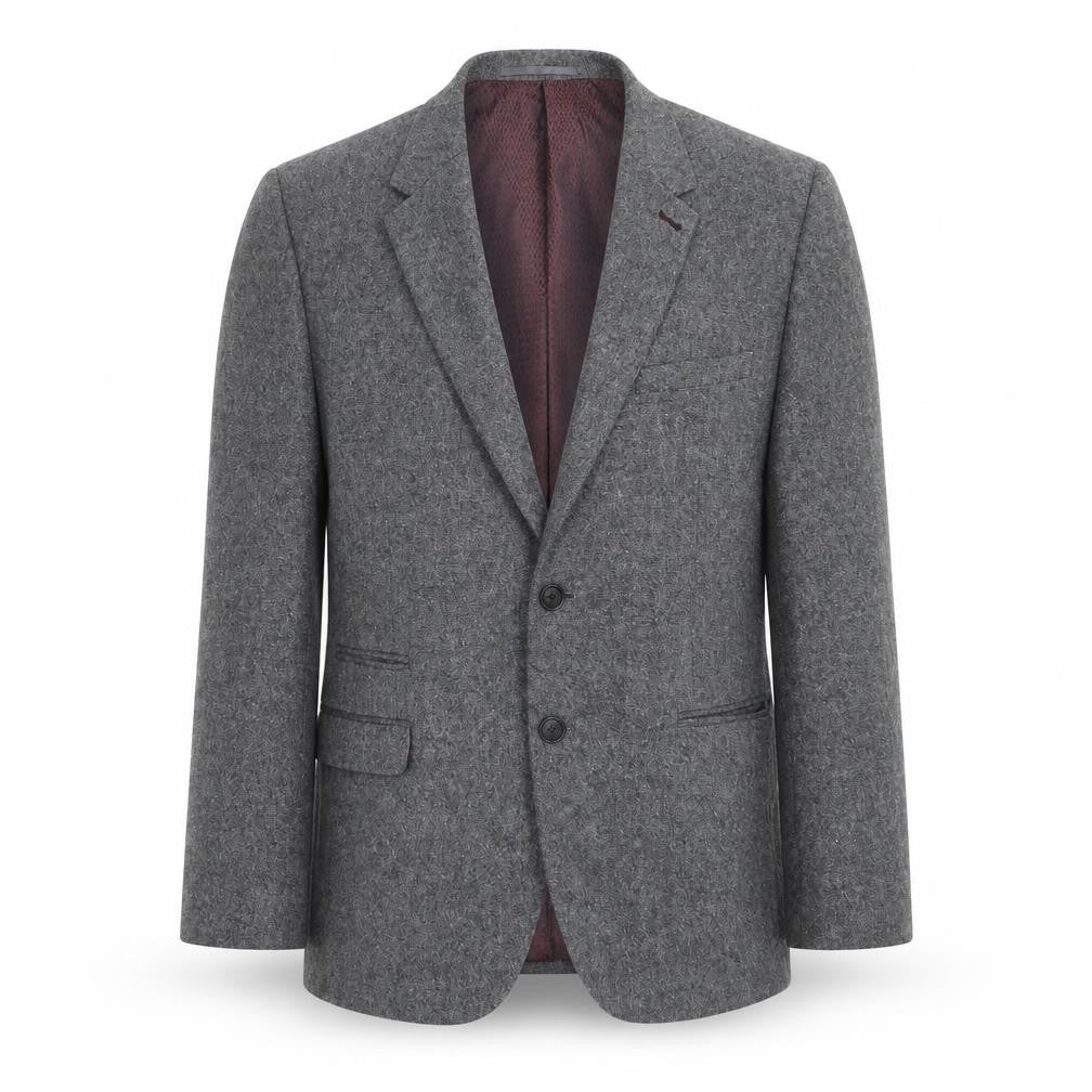 Fellini Mens Grey   Jacket Suit Jacket Size 40