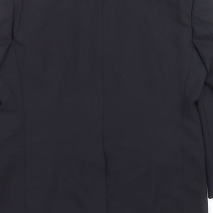BHS Mens Blue Striped  Jacket Suit Jacket Size 40