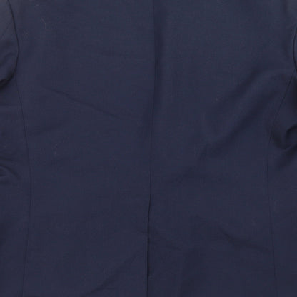 John Collier Mens Blue   Jacket Suit Jacket Size 44