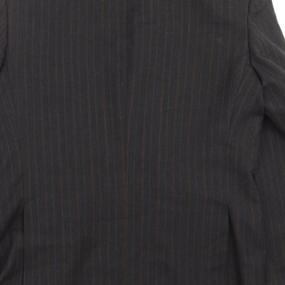 F&F Mens Grey Striped  Jacket Suit Jacket Size 42