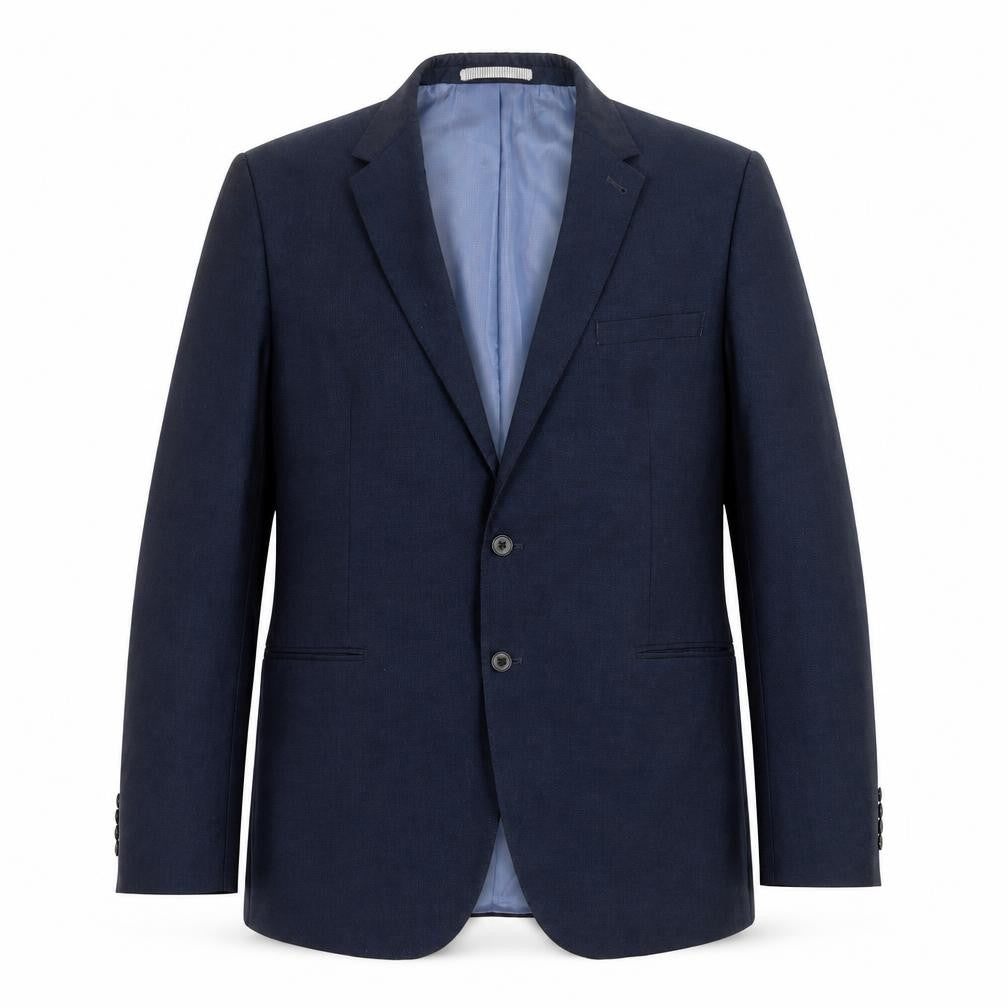 Burton Mens Blue   Jacket Suit Jacket Size 46  - Tailored fit