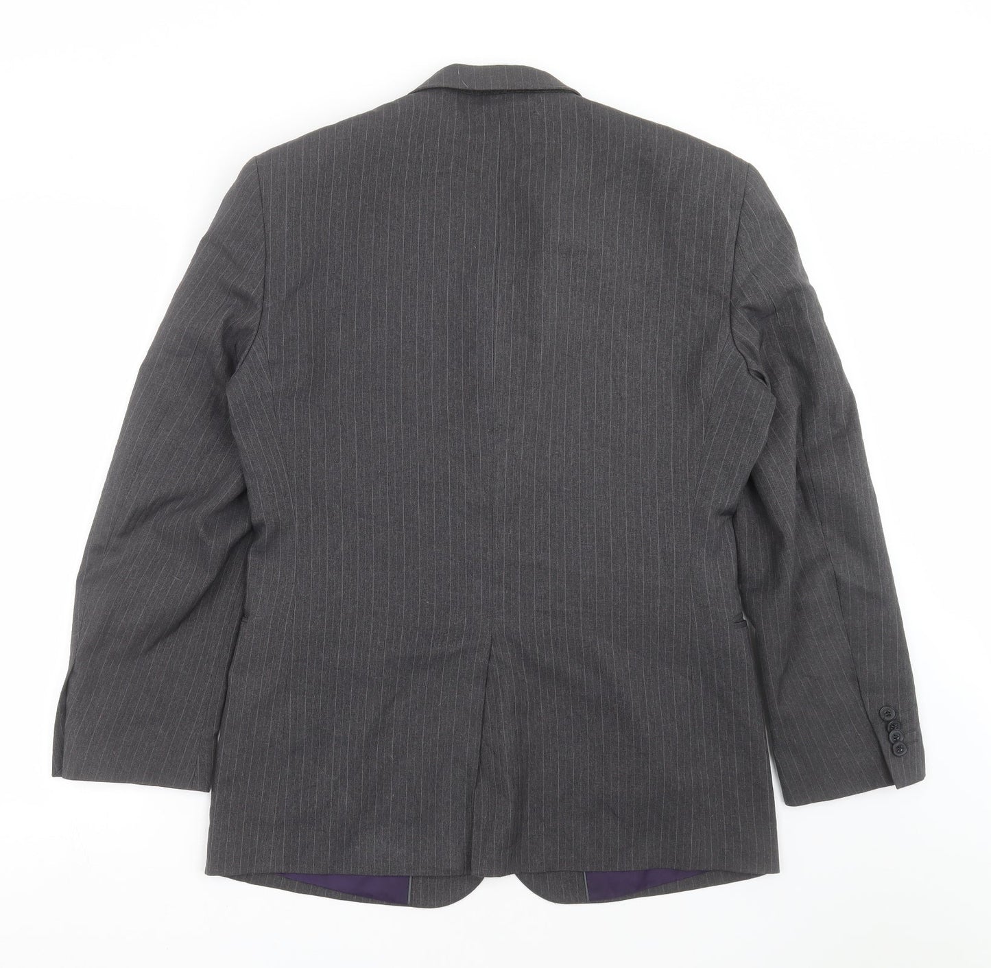 Taylor & Wright Mens Grey Striped  Jacket Suit Jacket Size 38