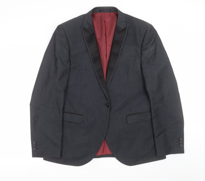 Next Mens Grey   Jacket Suit Jacket Size 44