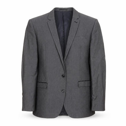 Next Mens Grey Striped  Jacket Suit Jacket Size 44