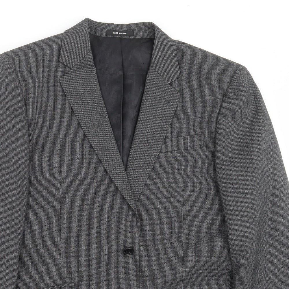Cedar Wood State Mens Grey   Jacket Suit Jacket Size 40