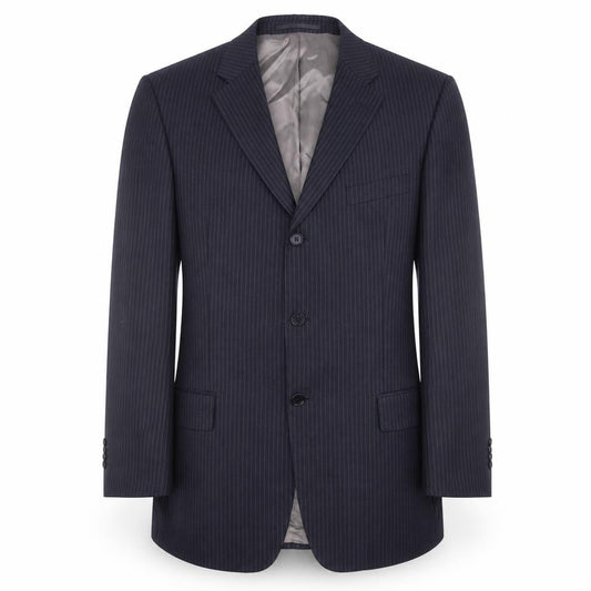 gianni palleti Mens Blue Striped  Jacket Suit Jacket Size 44